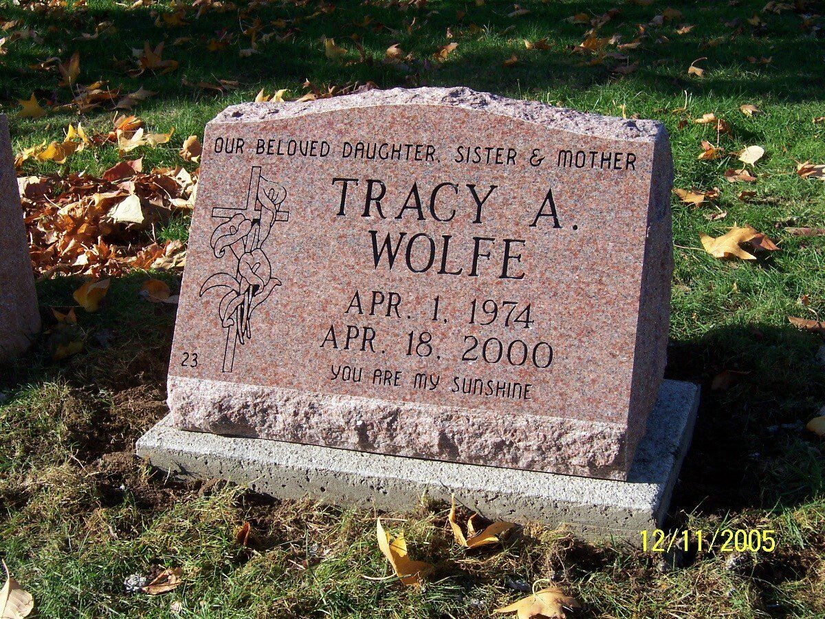 Rose Colored Slant — Willoughby, OH — Northcoast Memorials