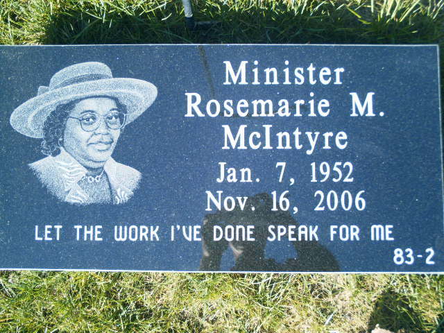 Flush Marker With Hand Drawn Granite Etchings — Willoughby, OH  —  Northcoast Memorials