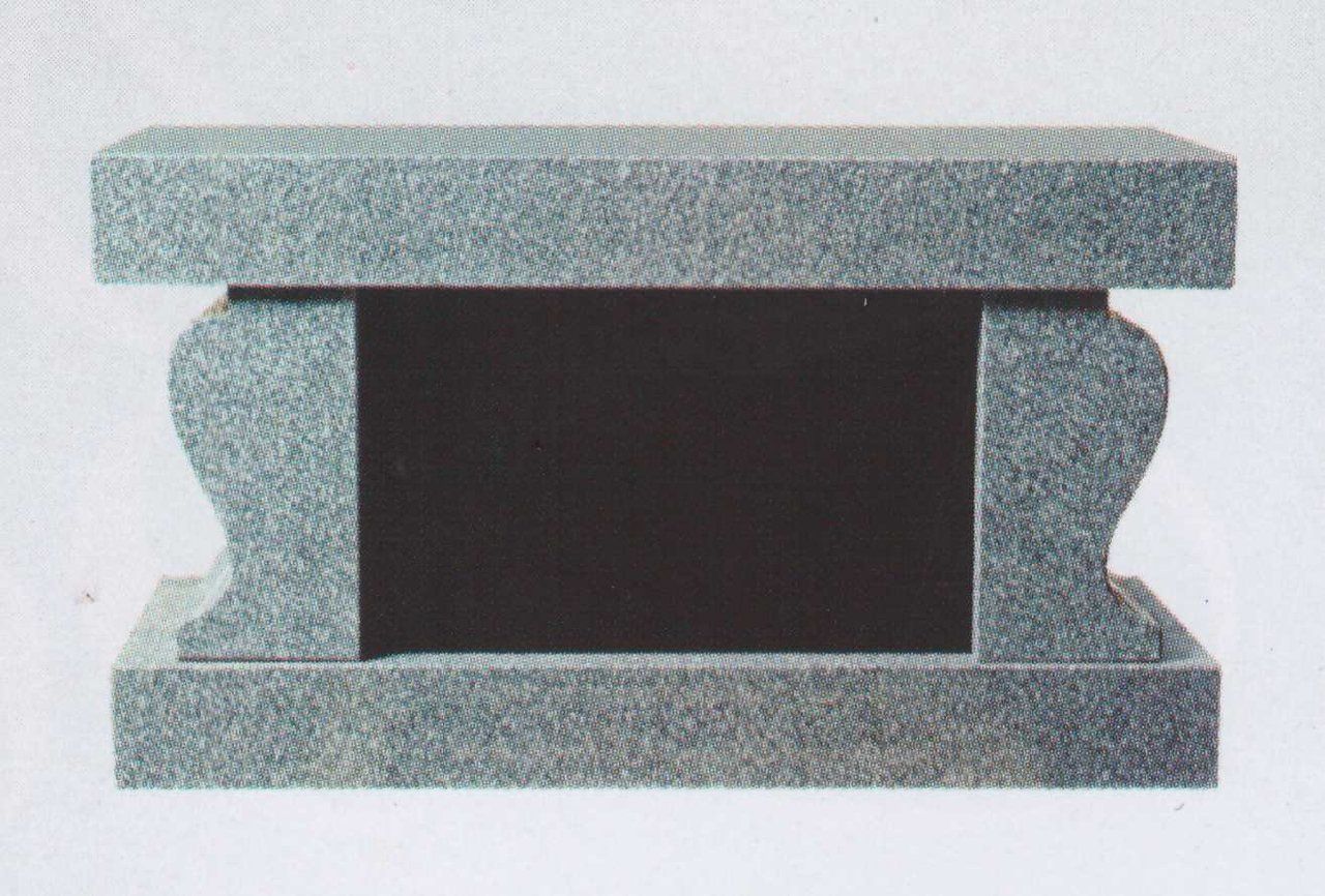 Headstone Bench Sample — Willoughby, OH  —  Northcoast Memorials