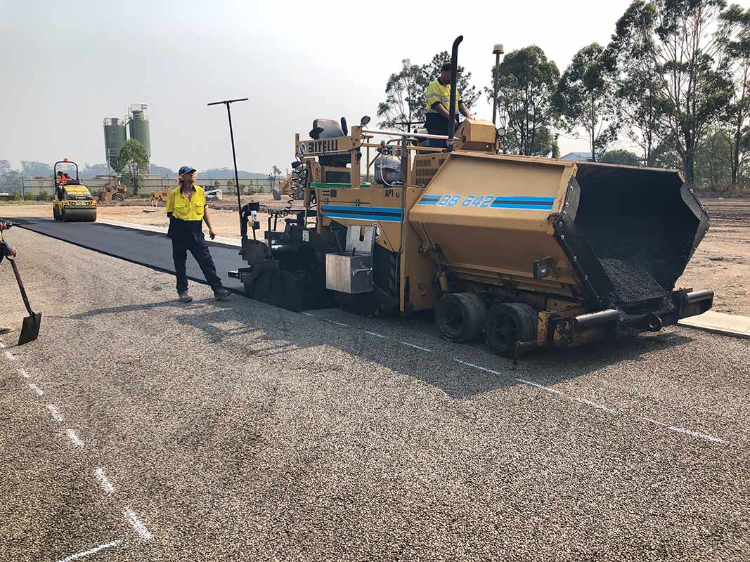 Asphalt Paver Equipment — North Coast Asphalts in Corindi Beach, NSW