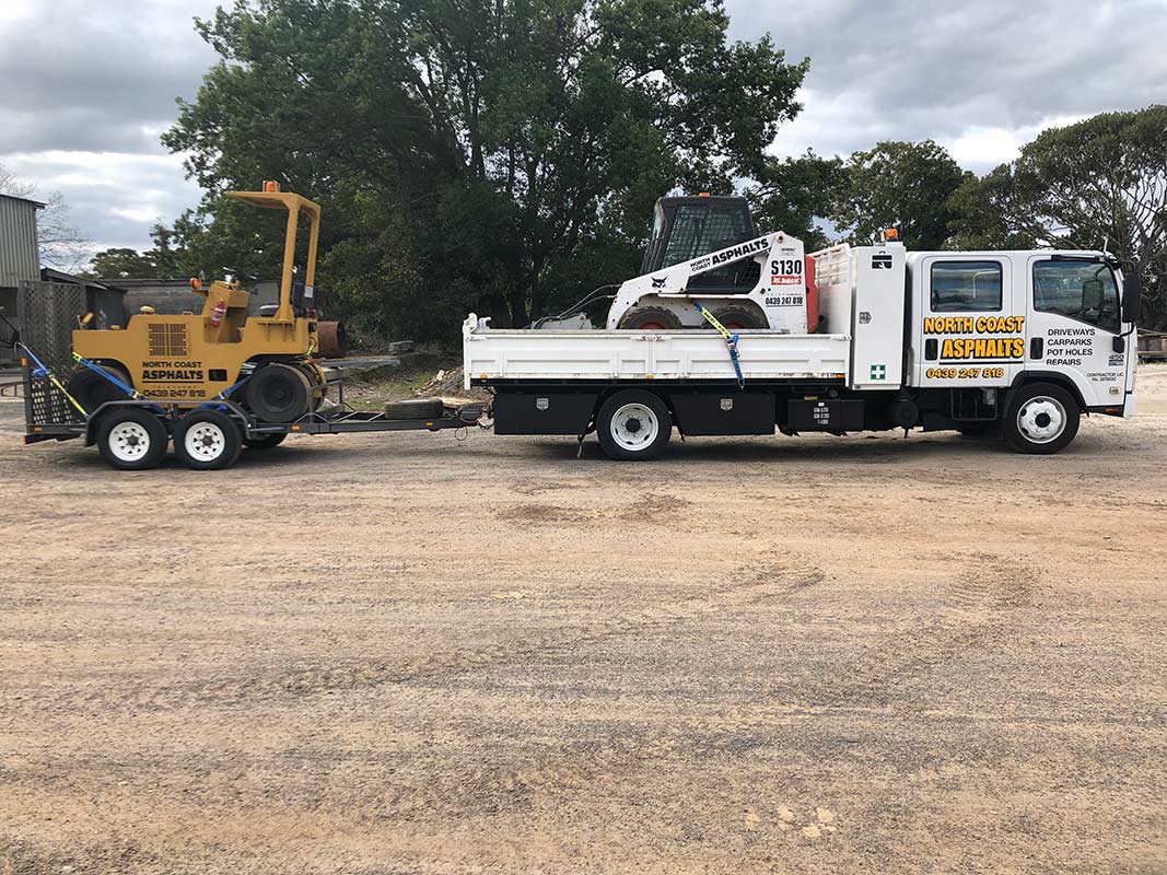 Crew Truck — North Coast Asphalts in Corindi Beach, NSW
