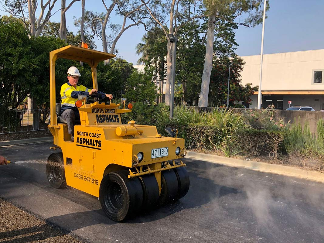 Rubber Tire Roller — North Coast Asphalts in Corindi Beach, NSW