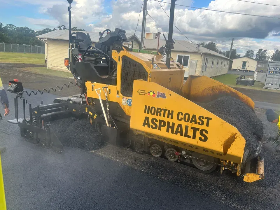 Applying Asphalt — North Coast Asphalts in Corindi Beach, NSW