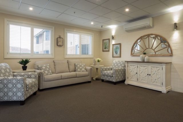 Living Room with Widow Shutter — Wangaratta, VIC — North East Window Furnishings