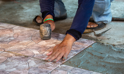 stamping concrete