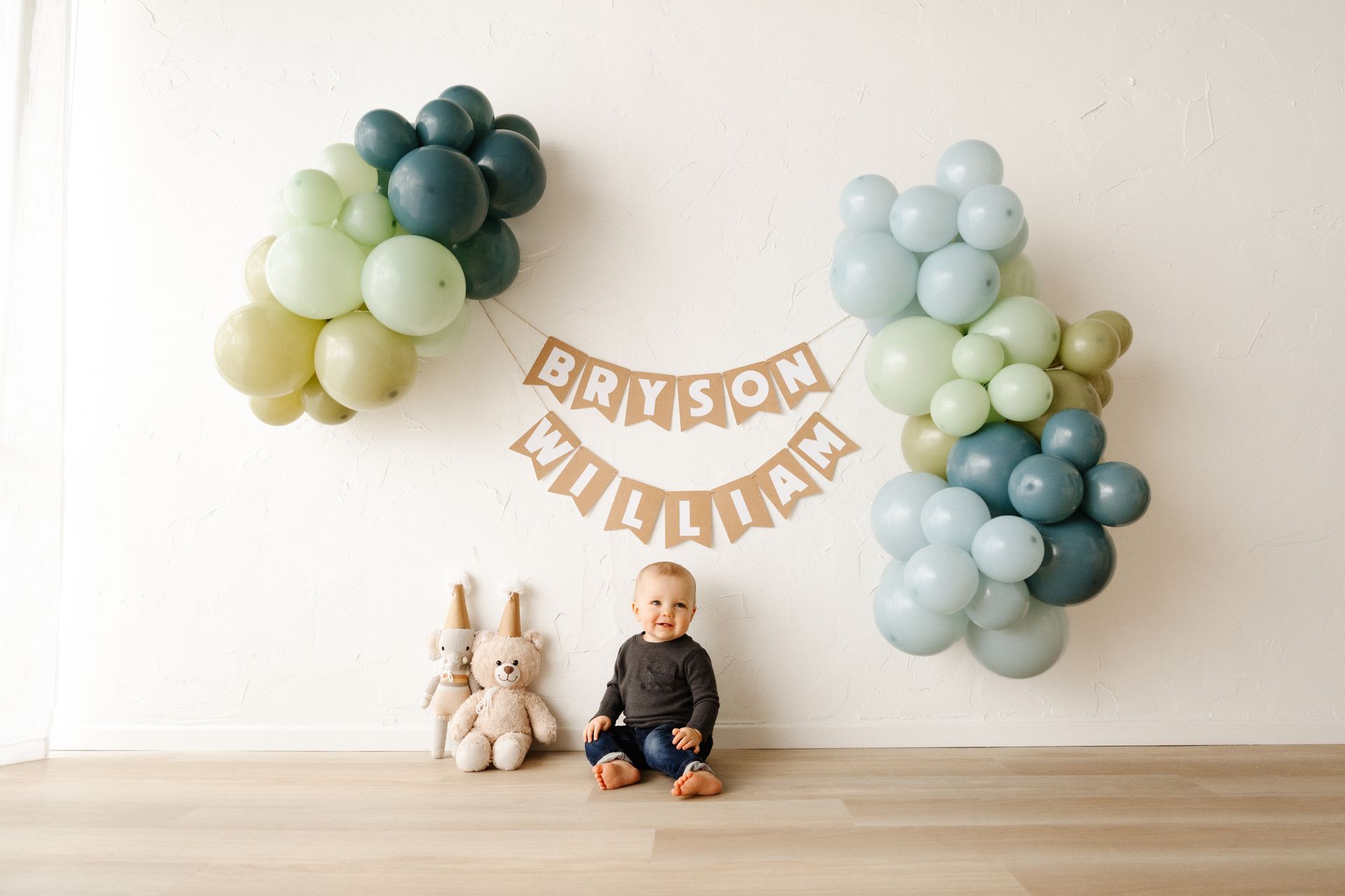 Studio One Year Old Cake Smash Photos