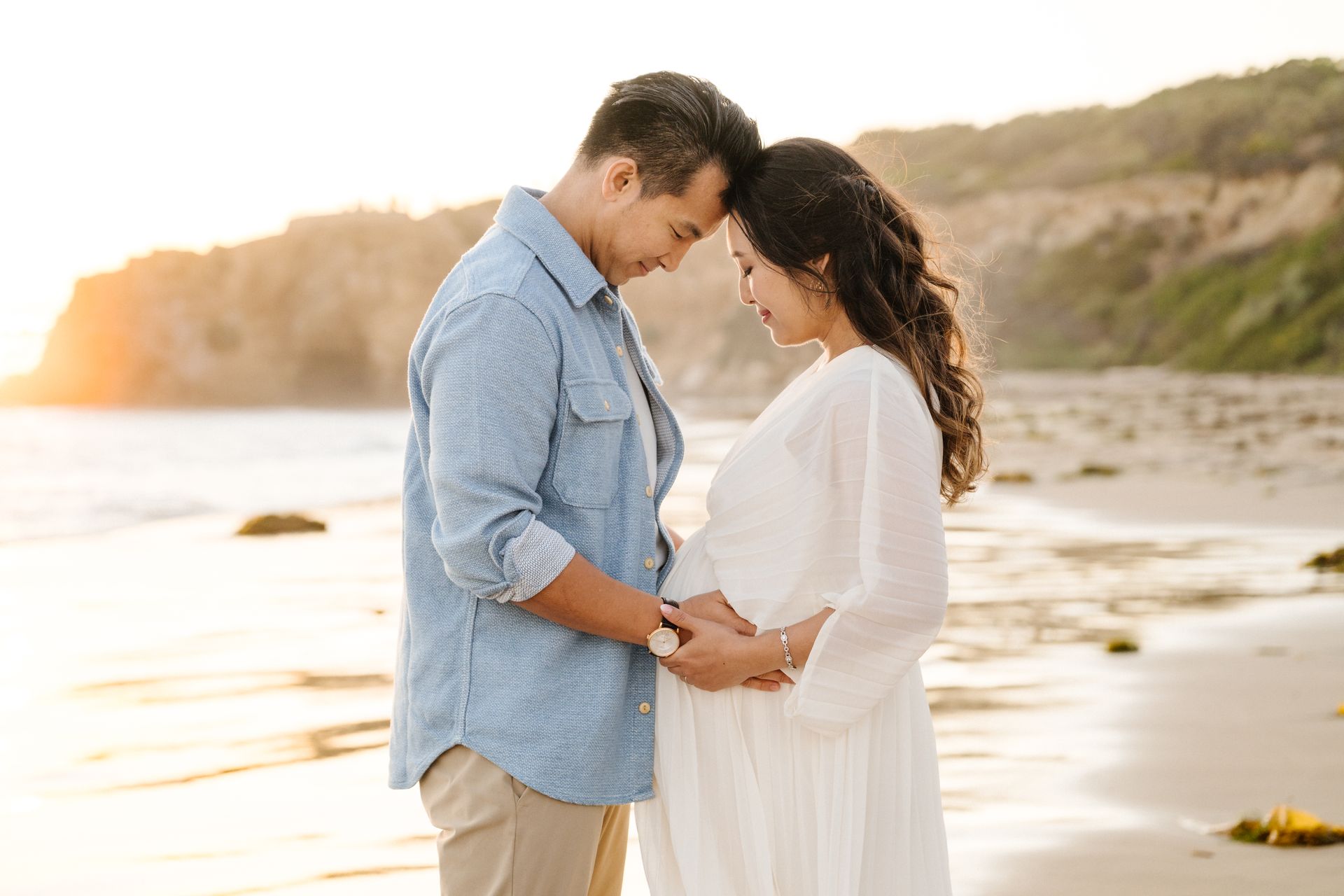 Crystal Cove Maternity Photos
