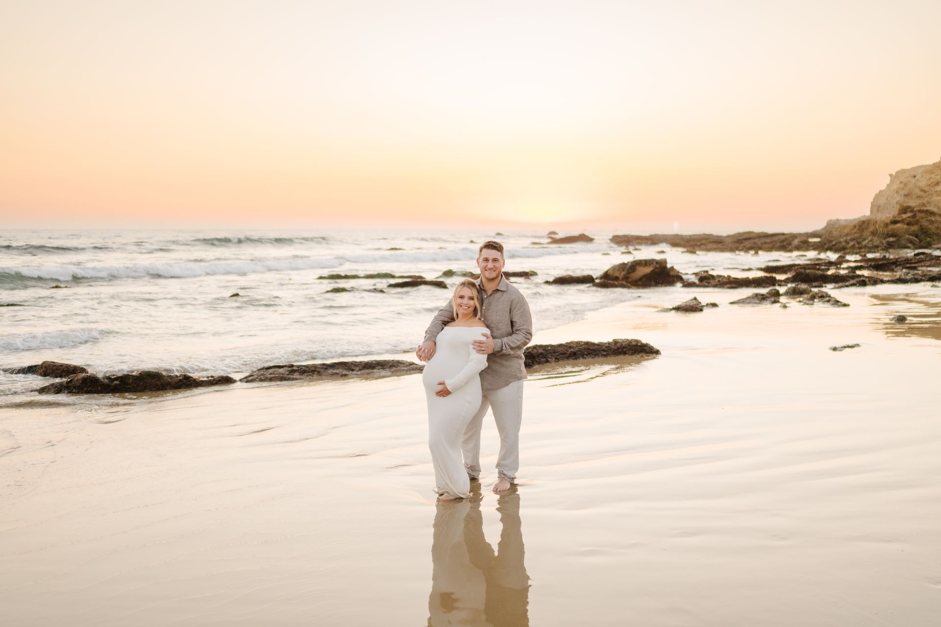 Crystal Cove Maternity Photos