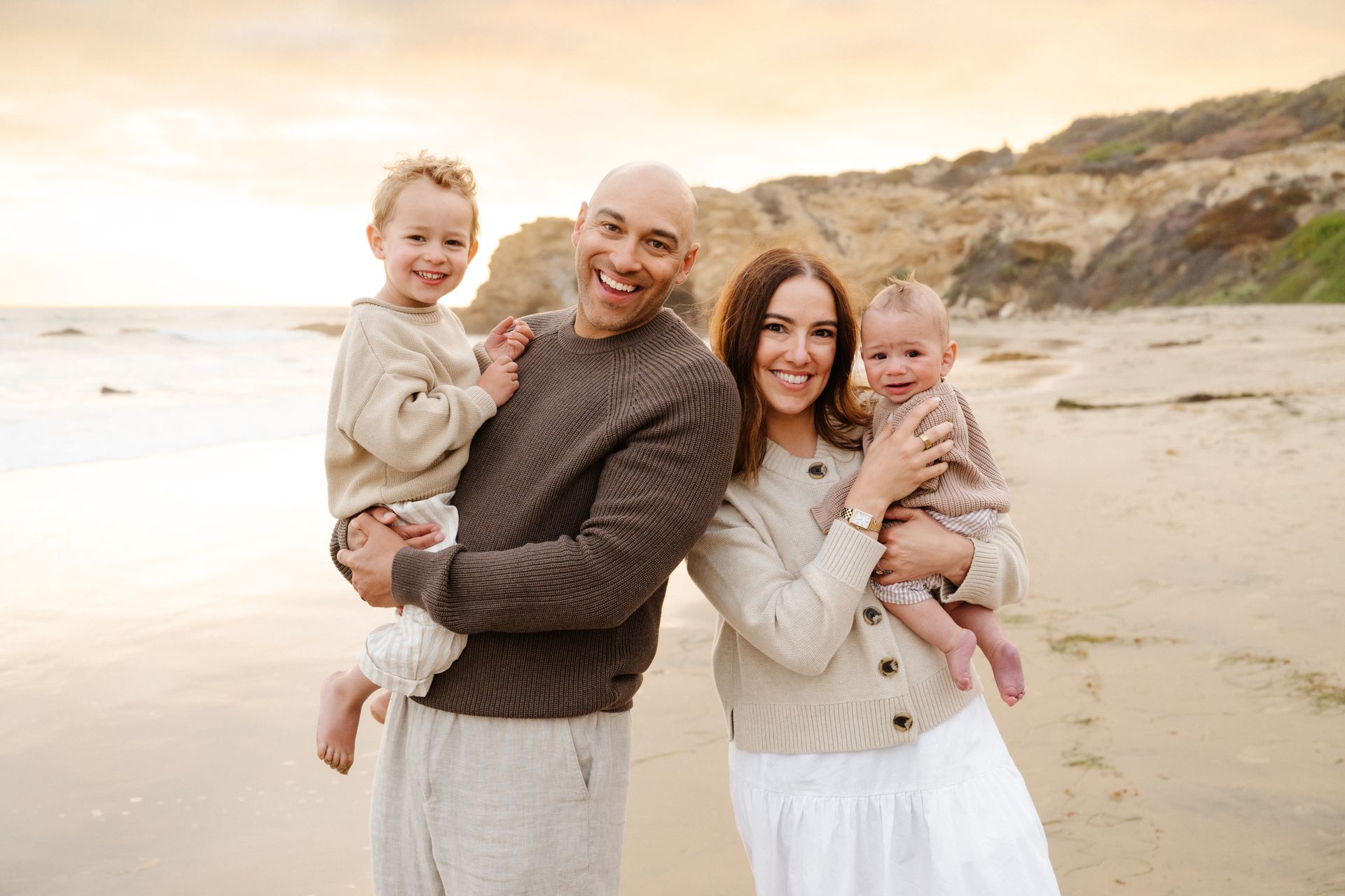 Sunset Crystal Cove Family Photos