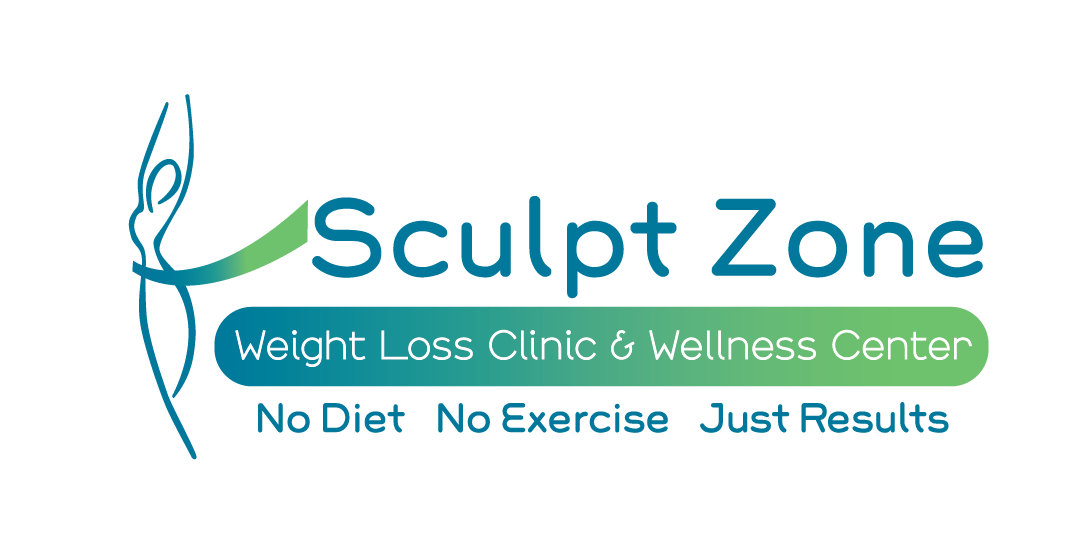 The logo for sculpt zone weight loss clinic and wellness center