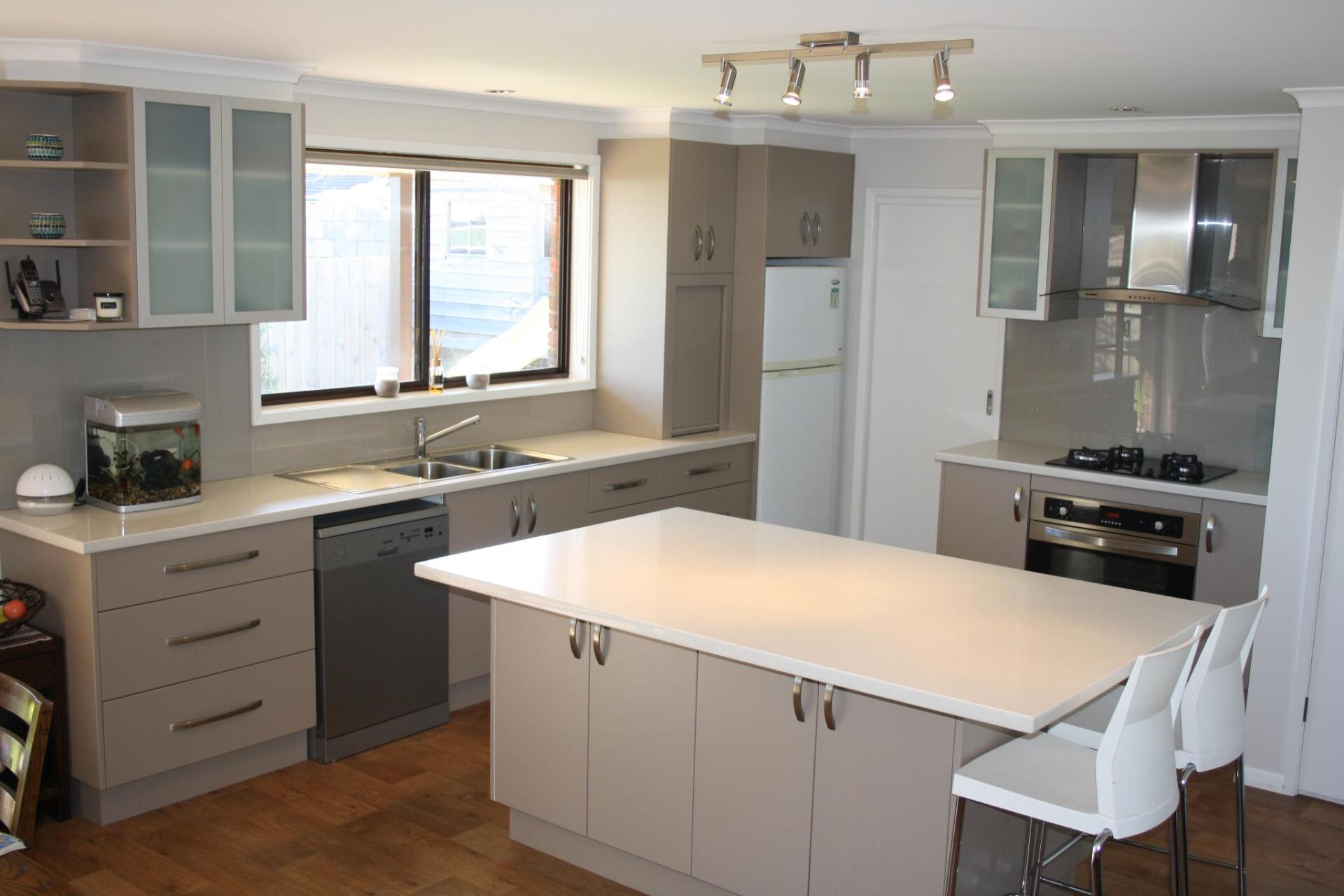 Empty Kitchen — Warrnambool, VIC — GM Cabinets