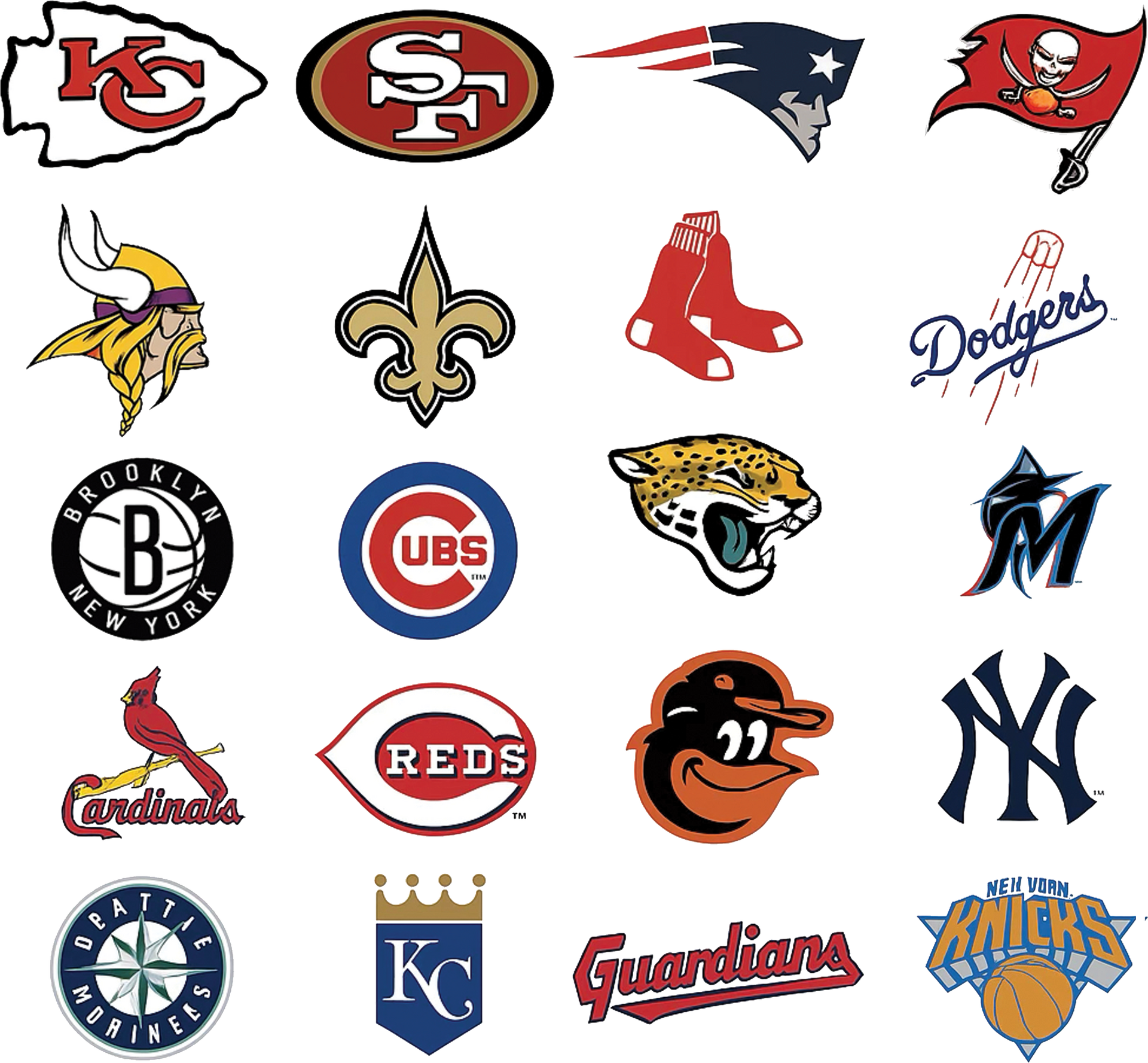 pro sports logos