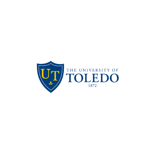 University of Toledo logo: shield with UT initials, text