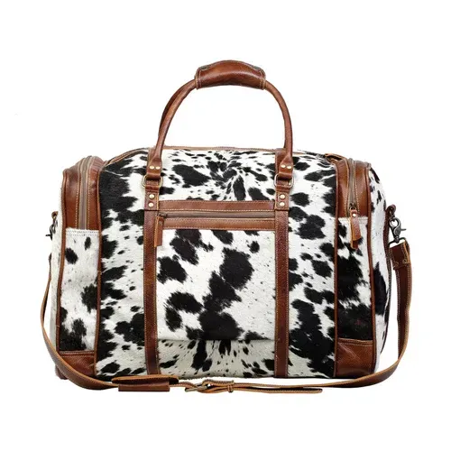 MS1124 Grand Harion Real Leather & Cowhide Traveler Bag
