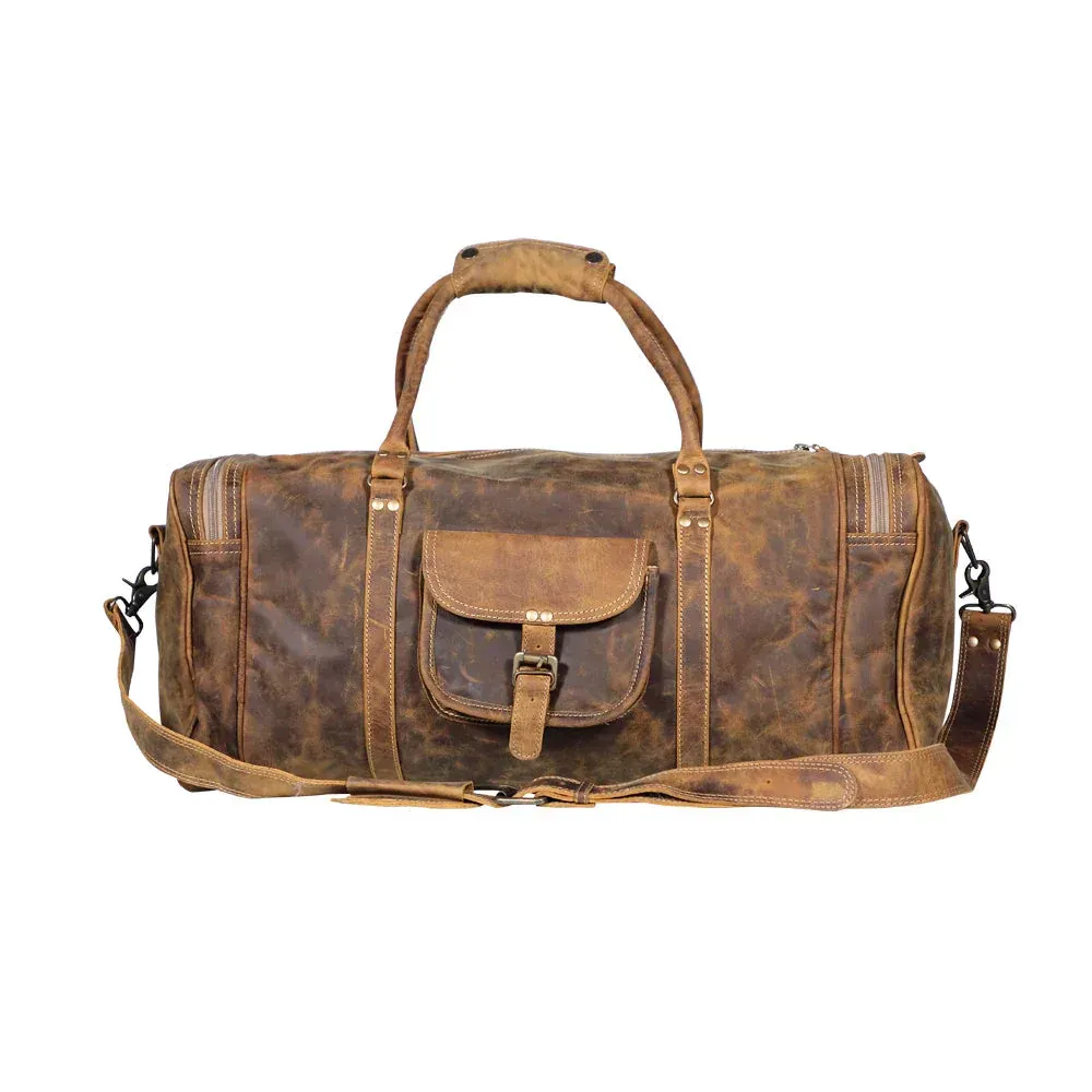 MS1977 Soulful Real Leather Travel Bag