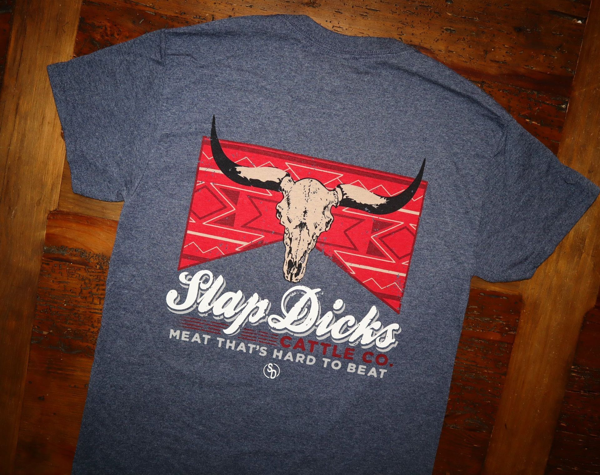 BRS406 Navy Banquet Bull Short Sleeve Tee