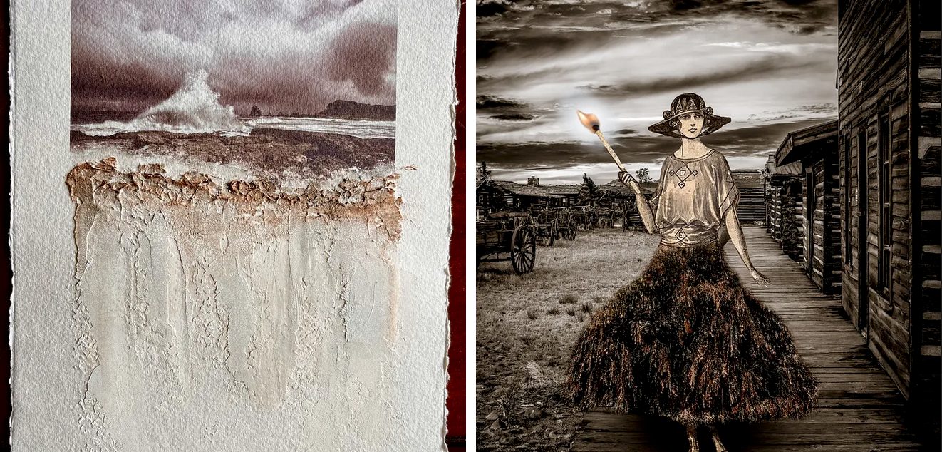 photos of artworks made by Françoise Vaal