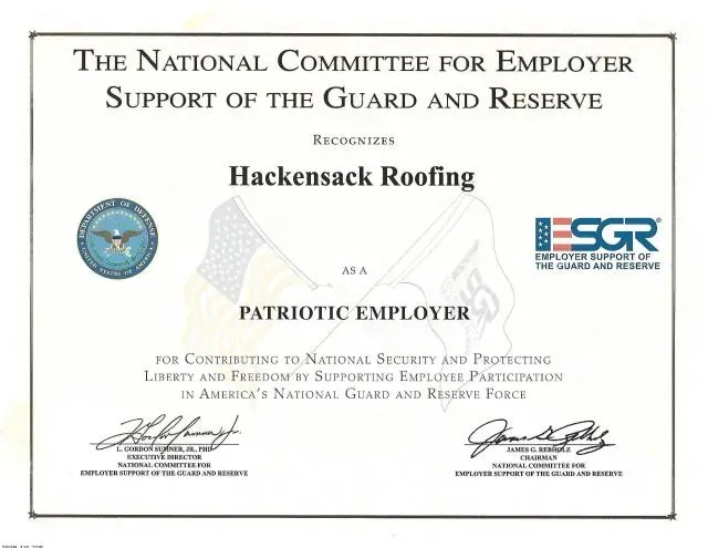 Patriotic Employer Certified
