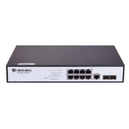 BDCOM-PS2210PB-150 10 Port Switch (8 POE / 2 non-POE)