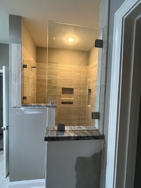 Front View Of Shower — Leland, NC — Leland Glass & Mirror