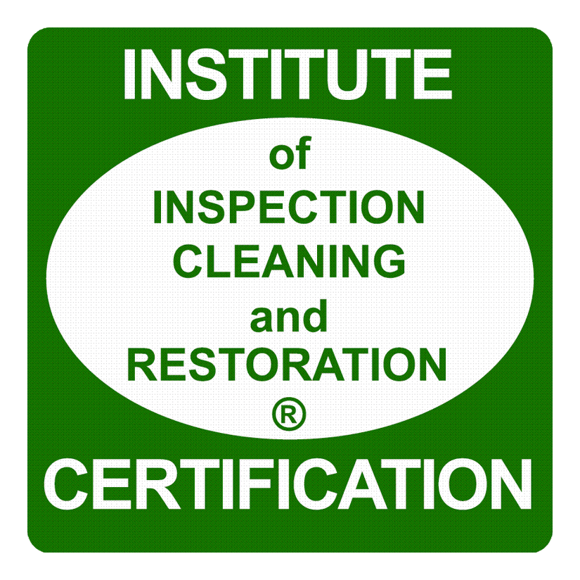 The logo for the institute of inspection cleaning and restoration
