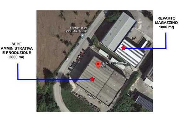 pianta di stabilimento di azienda produttrice di cavi