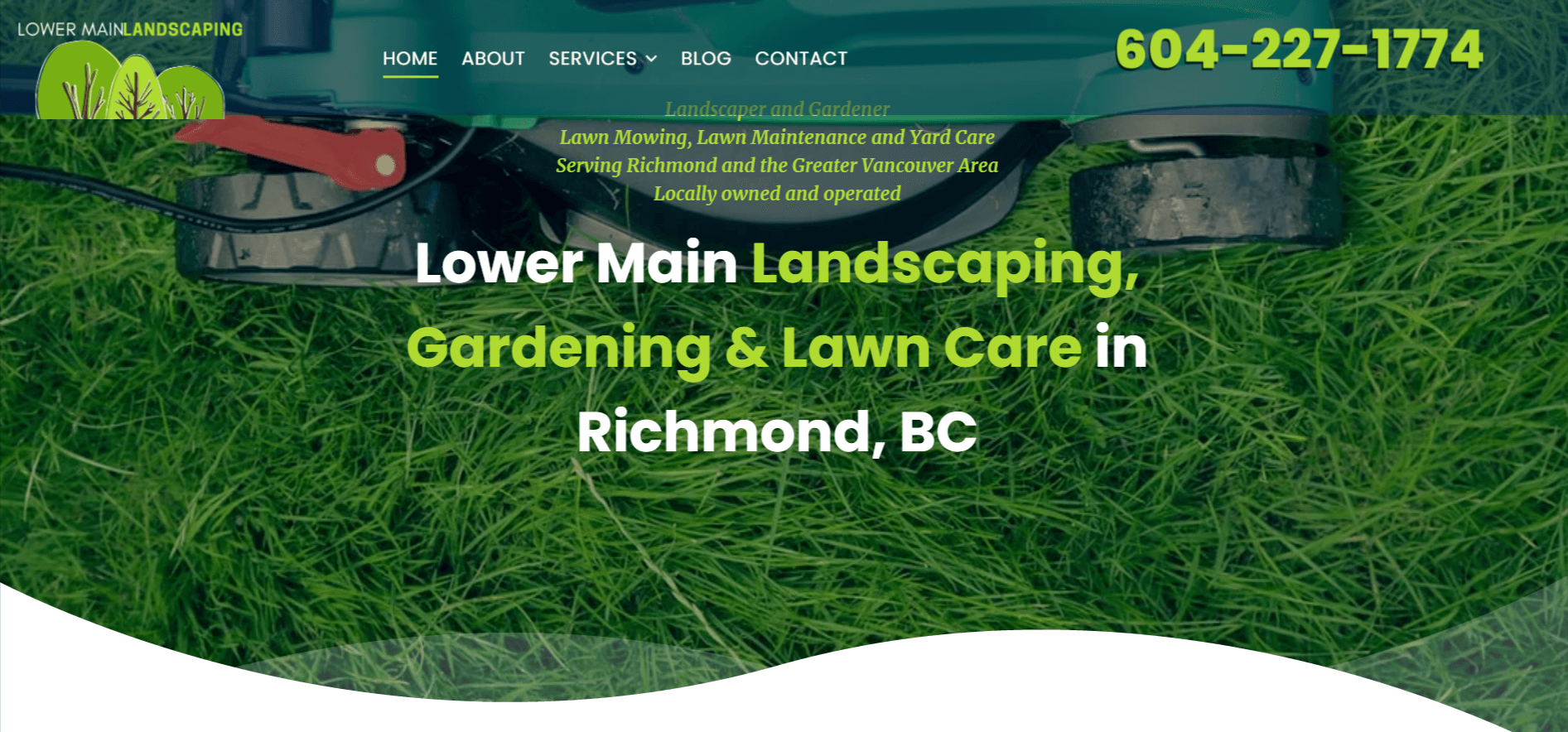 Landscaping Lead Generation Website