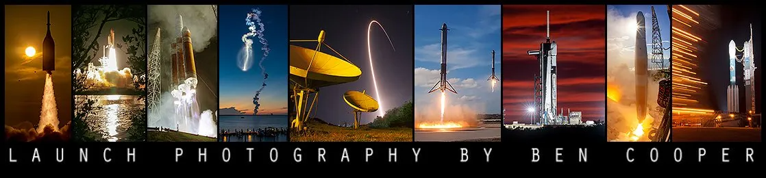 rocket launch photography nasa spacex ben cooper header image