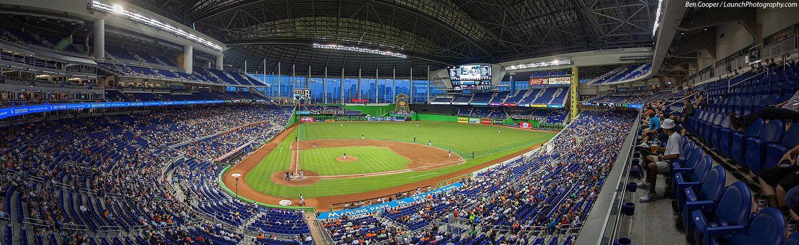 loanDepot Marlins Park panorama