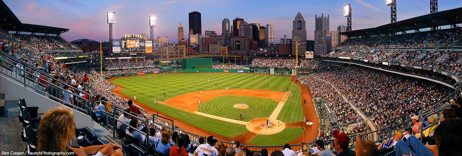 pnc park view of city