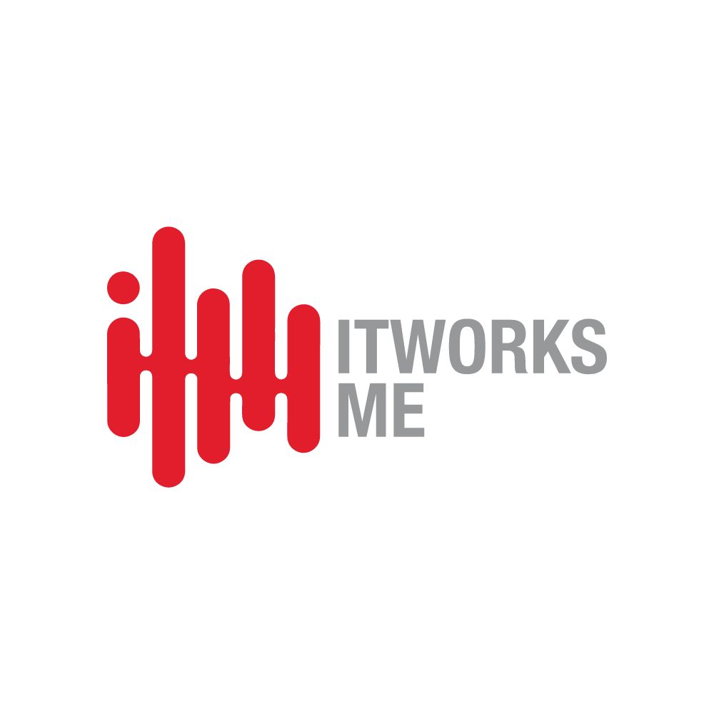 A logo for a company called itworks me