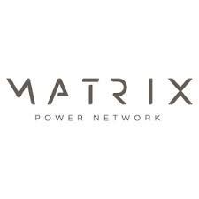 Matrix power network logo on a white background