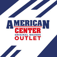 A logo for american center original brands outlet