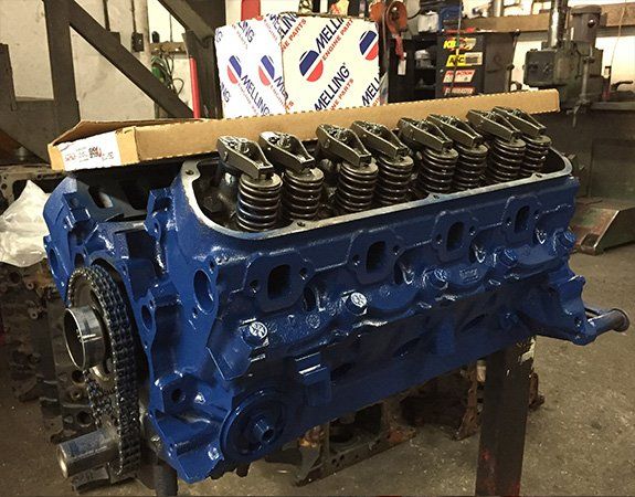 2nd Blue Painted Engine - Automotive and Marine Engines in Skowhegan, ME