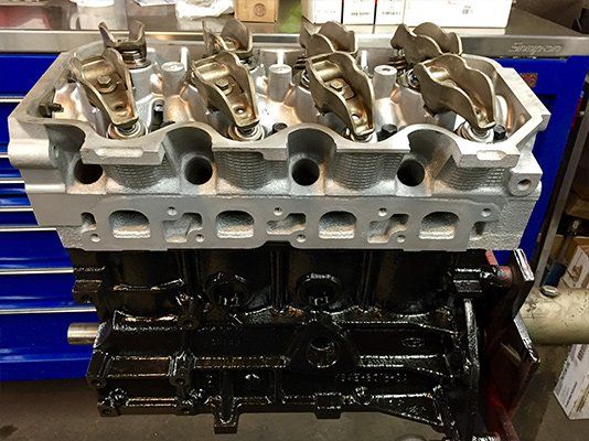 Silver and Black Painted Engine - Automotive and Marine Engines in Skowhegan, ME