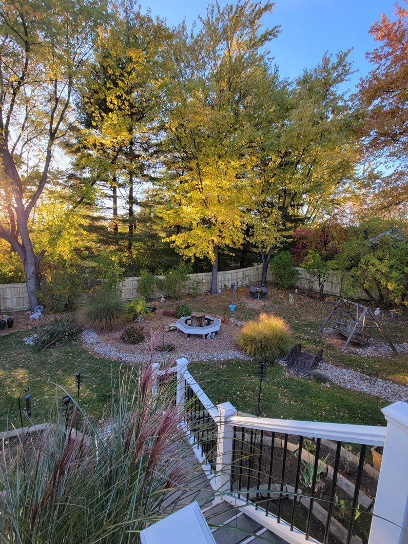 A wood privacy fence in Troy, MI in a backyard in by Elite Wood Fencing