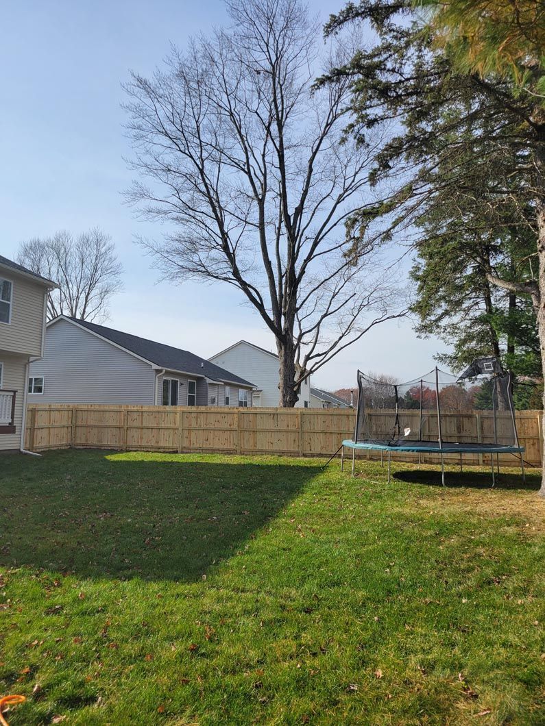 A wood privacy fence in Troy, MI by Elite Wood Fencing