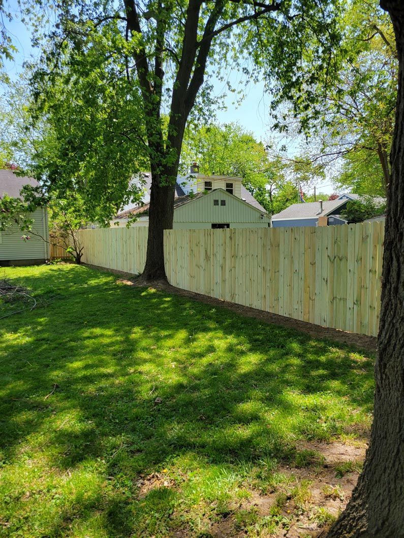 A wood privacy fence in Troy, MI by Elite Wood Fencing