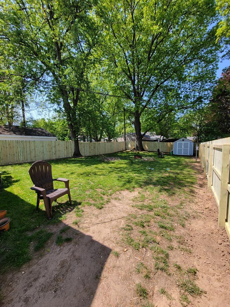 A wood privacy fence in Troy, MI by Elite Wood Fencing