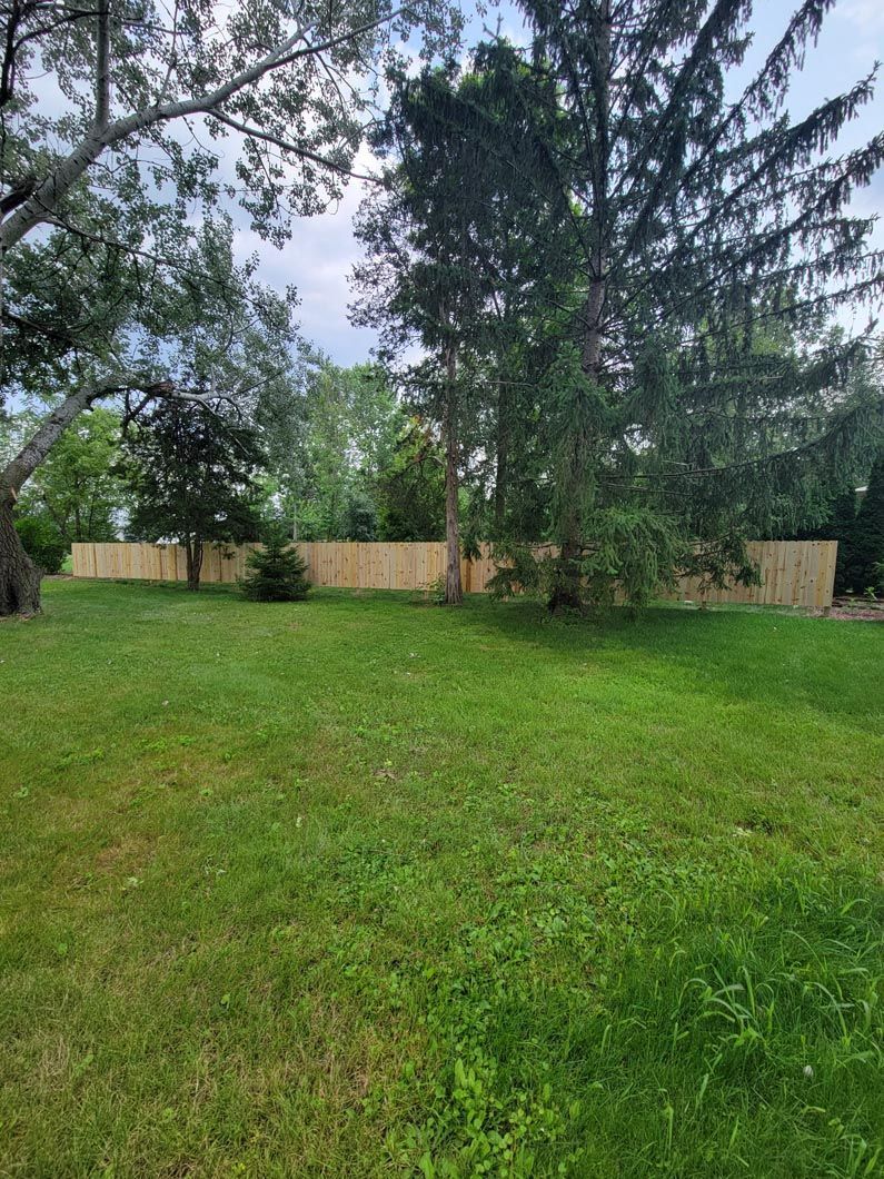 A wood privacy fence in Troy, MI by Elite Wood Fencing