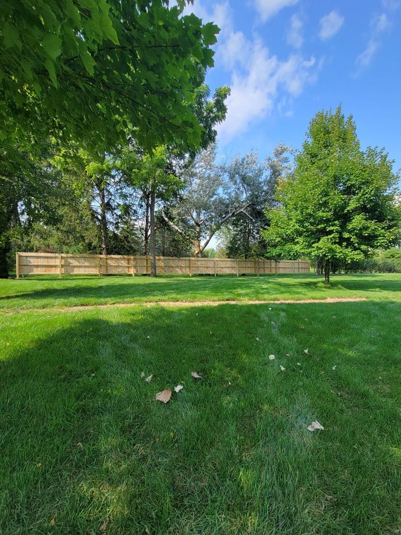 A wood privacy fence in Troy, MI by Elite Wood Fencing