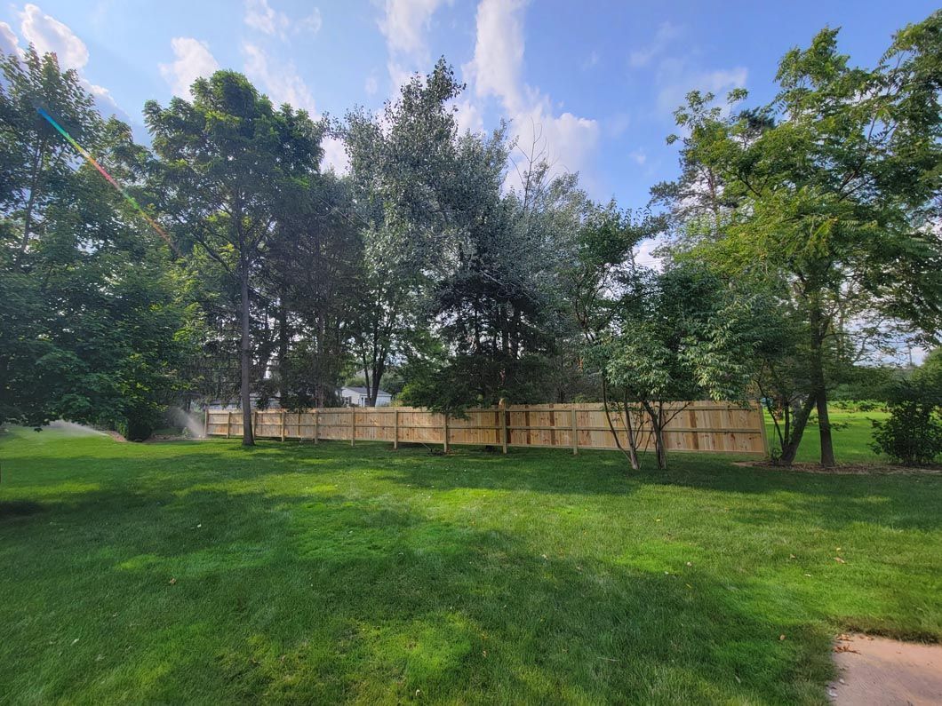 A wood privacy fence in Troy, MI by Elite Wood Fencing