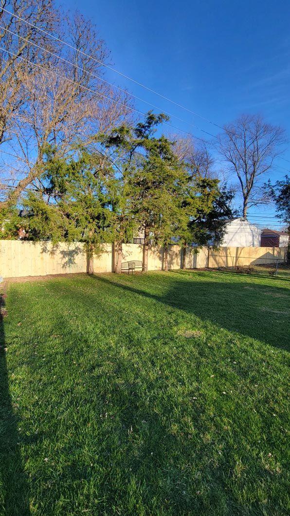 A wood fence installation in Troy, MI by Elite Wood Fencing