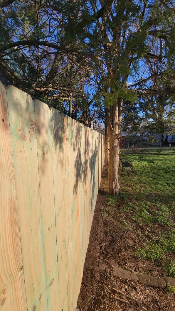 A wood fence installation in Troy, MI by Elite Wood Fencing