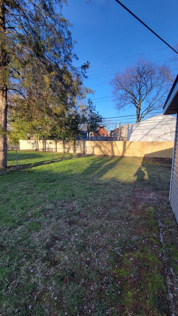 A wood fence installation in Troy, MI by Elite Wood Fencing