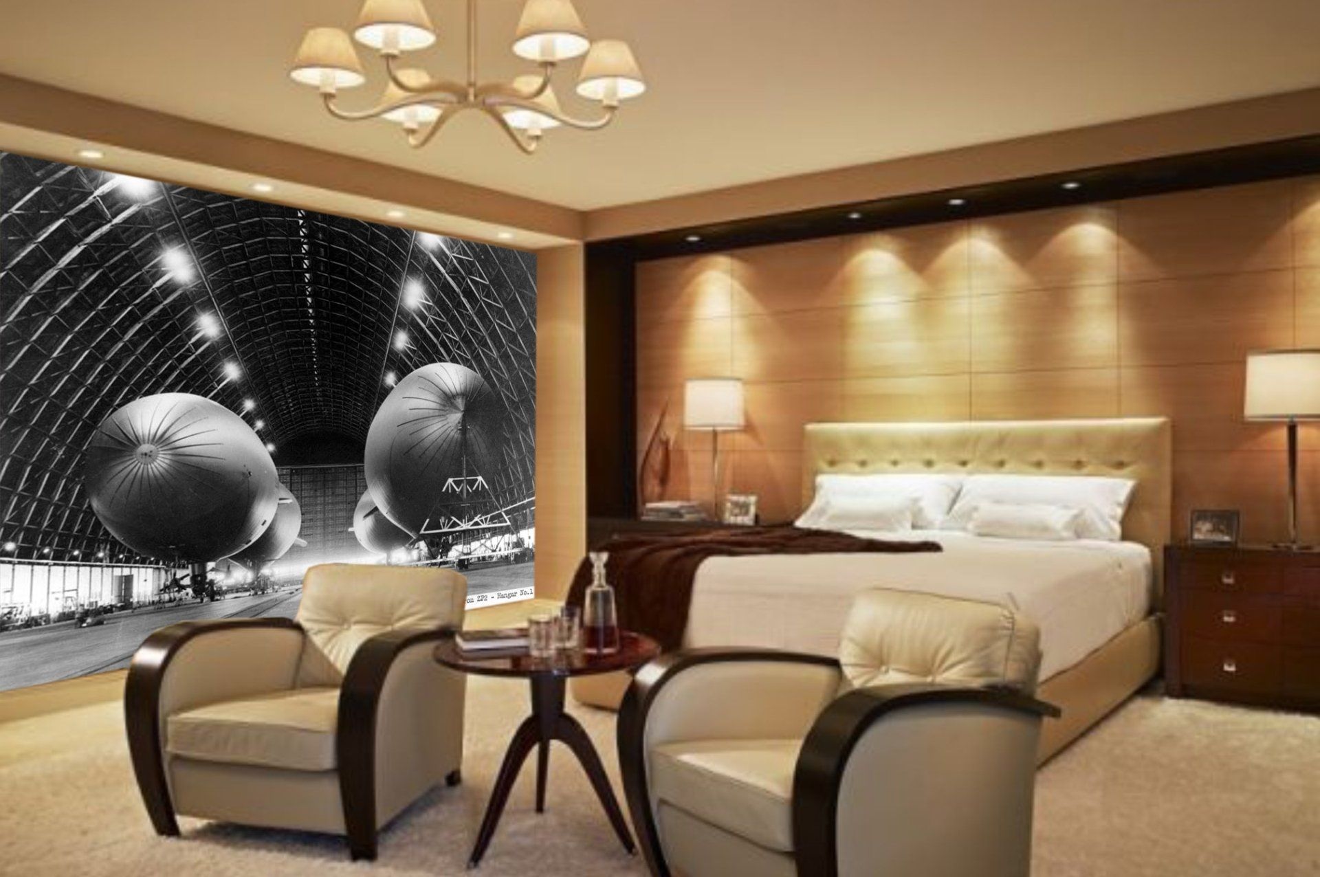 Wallpaper Removal — Bedroom Mural in Murrieta, CA