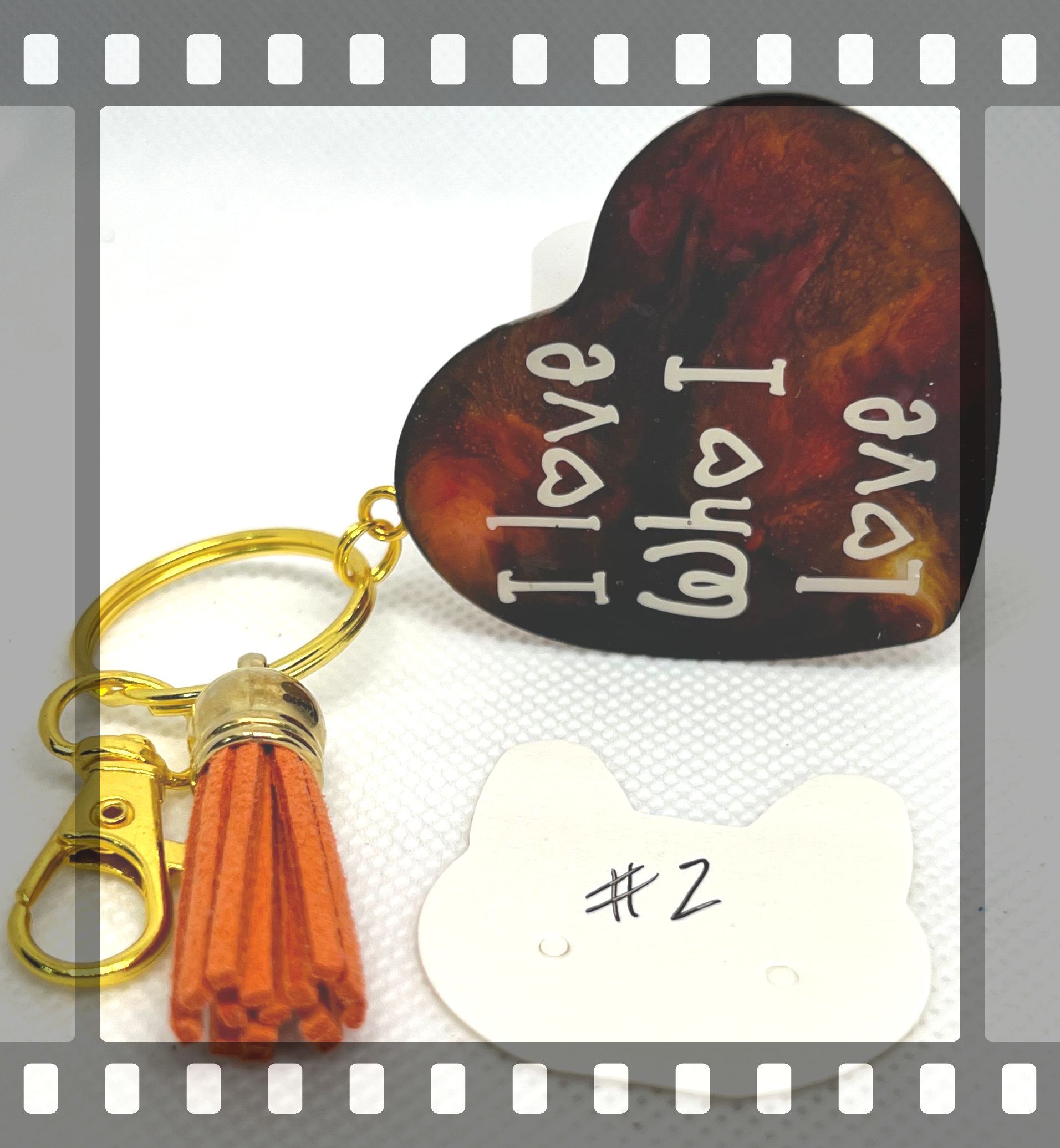 I Love Who I Love Keychain 6232