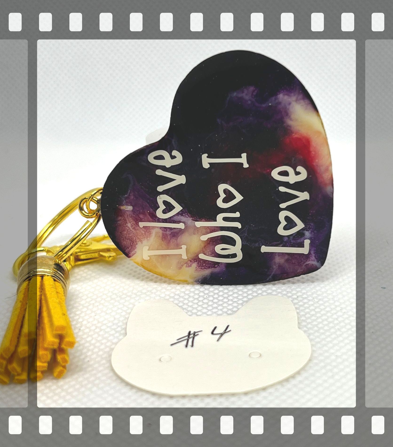 I Love Who I Love Keychain 6234