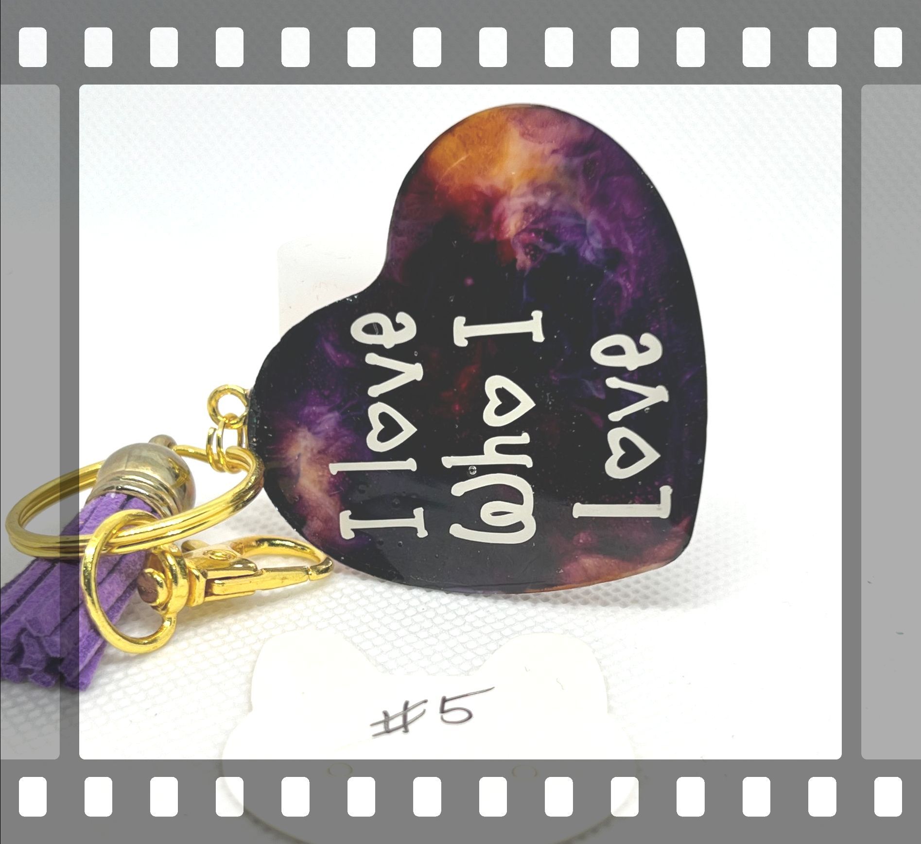 I Love Who I Love Keychain 6235