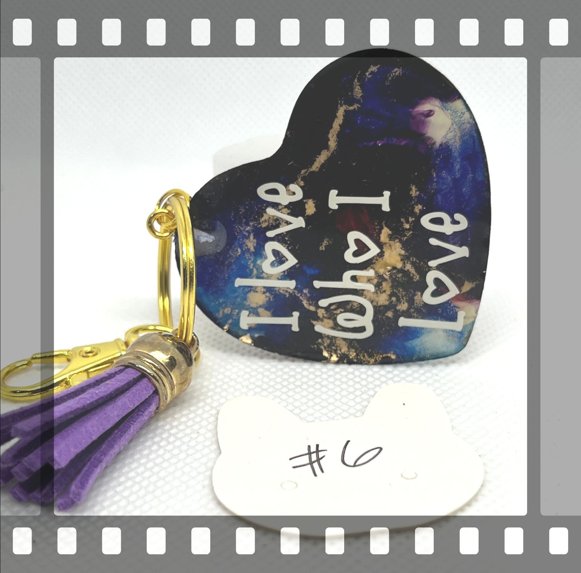 I Love Who I Love Keychain 6236